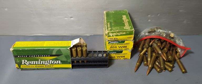 Remington 308 Winchester Ammo, Approx 130 Rds, Local Pick Up Only image
