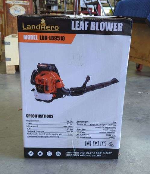 2025 Landhonor LDH-LB8850 Leaf Blower, Unused image