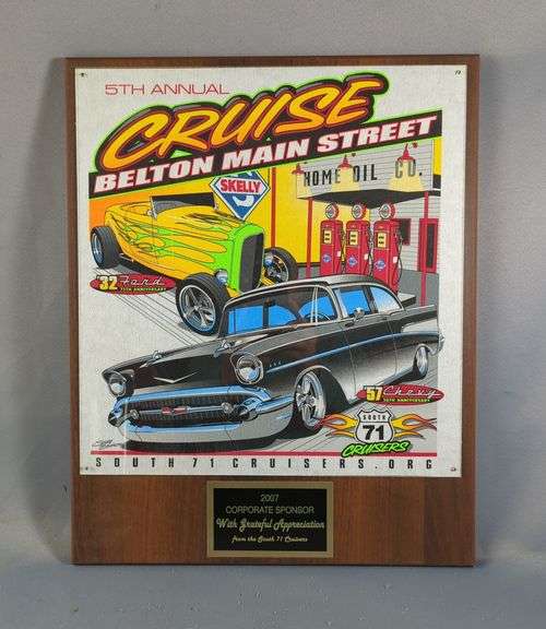 2007 South 71 Cruisers 5th Annual Cruise Main Street Plaque image