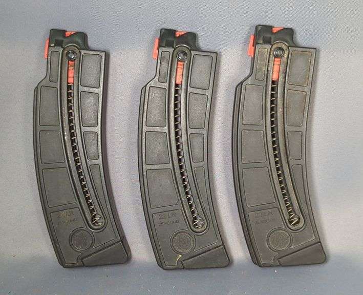 Smith & Wesson .22 LR, 25 Round Mags, Qty 3 image