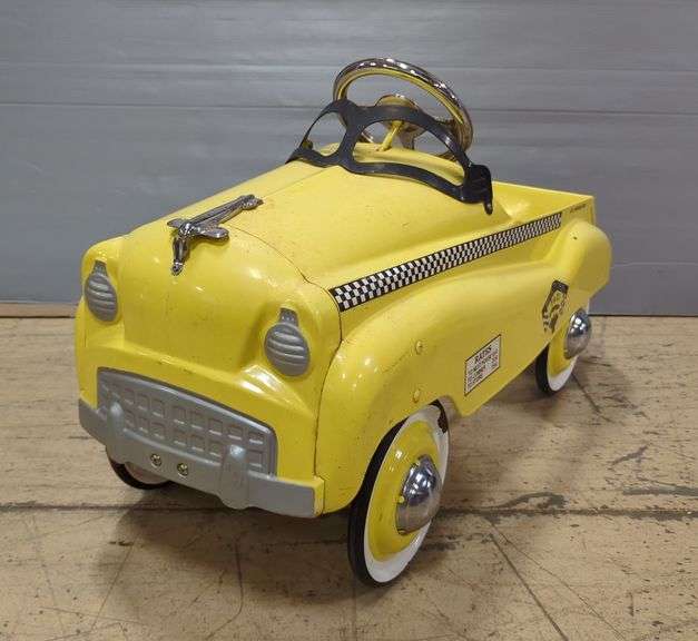 Checker New York City Taxi Cab Pedal Car image