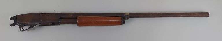 Savage Arms Springfield Model 67 Series C 12 ga Pump Action Receiver SN# B221339, Receiver, Barrel, Tube, Foregrip, And Trigger Only, For 3" Shells image