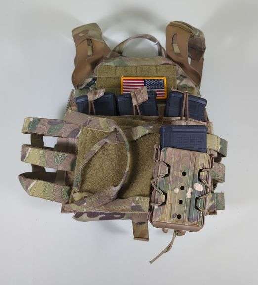 Crye Precision JPC 2.0 Plate Armor, Threat Level IV, Size Small, Includes Approx 50 Rds 5.56x45 Ammo And Qty 4 Pmag 5.56x45 Magazines, Local Pickup Only image