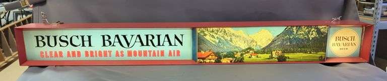 Busch Bavarian Lighted Advertising Sign image