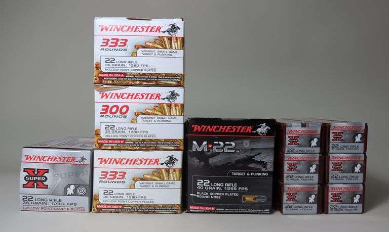 Winchester And Winchester Super X .22 LR Ammo, Approx 2566 Rds, Local Pickup Only image