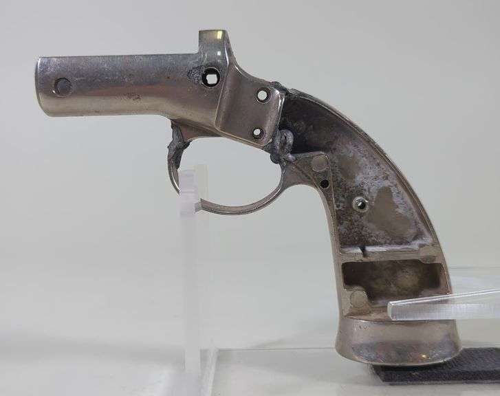 German Handgun Frame SN# 31701, Eagle Over N And Bear Proof Marks, Unknown Model And Cal image