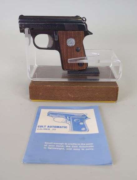 Colt Automatic .25 ACP Pistol SN# 0D101138, Paperwork, In Box image