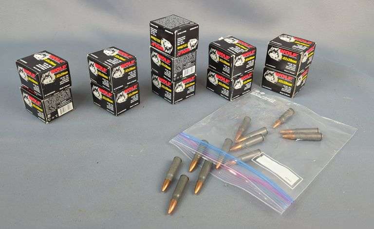 Wolf 7.62x39mm Ammo, Approx 232 Rds, Local Pickup Only image