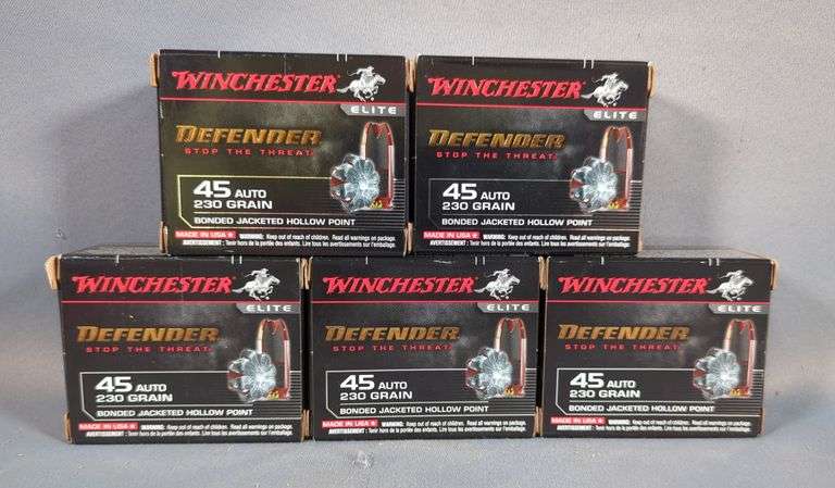 Winchester Defender .45 Auto Ammo, Approx 100 Rds, Local Pickup Only image