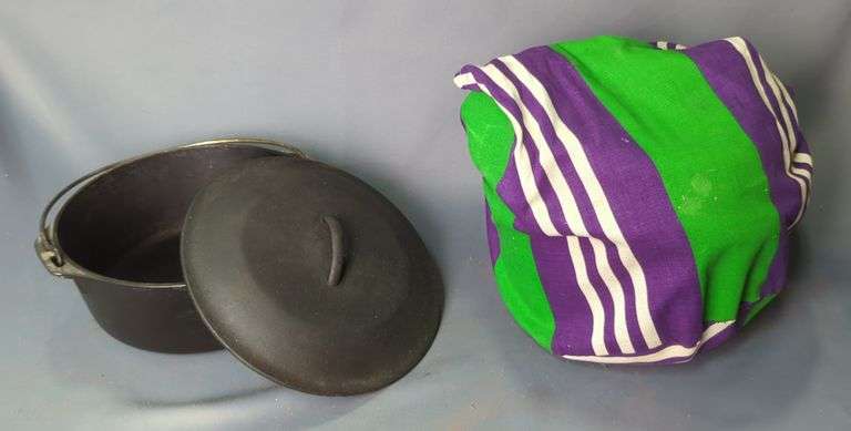 Cast Iron Dutch Oven And Aluminum Camping Cookware With Accessories image