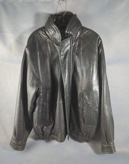 Nautica Mens Leather Jacket, Size 40 image