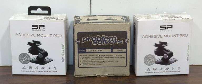 Problem Solvers Decksters And SP Gadgets Adhesive Mount Pro, Qty 2 image