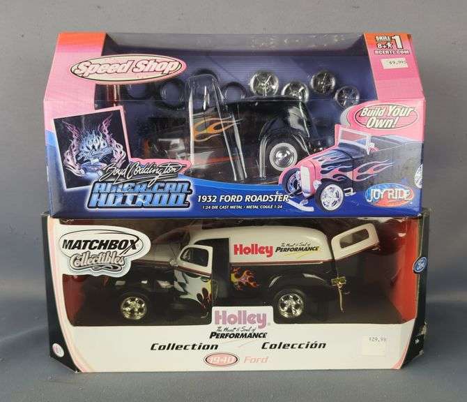 1932 Ford Roadster & 1940 Ford Holley Diecast Vehicles image