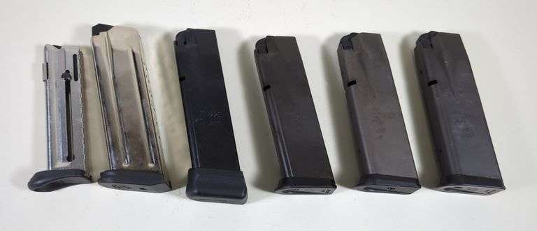 Sig Sauer, Walther And FN Magazines, Cals Include 10mm, .40/.357, And .22 Lr, Qty 6 image