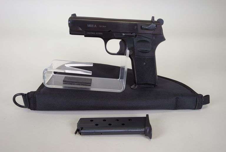 Zastava/ CAI M88 A 9mm Pistol SN# M88A01468, 2 Total Mags, In Soft Case image