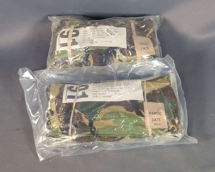 Chemical Charcoal Infused Light Radiation Suit Smock And Trousers, Size Height 190/ Breast 108 image