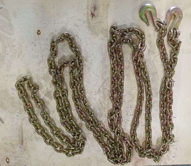 Heavy Duty 5/16" Tow Chain With Forged Steel Hooks image