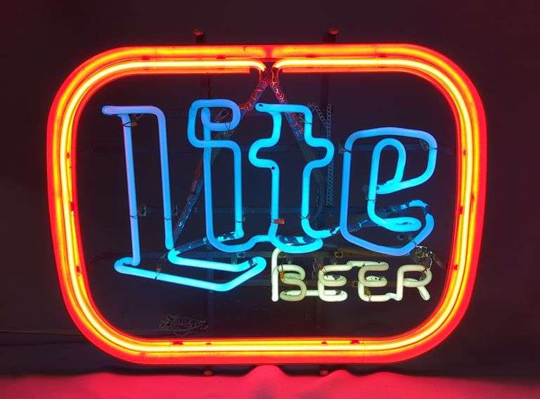 Miller Lite Beer Neon Sign image
