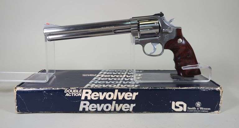 Smith & Wesson 686-1 S&W .357 Mag 6-Shot Revolver SN# AUY3667, 8-3/8" Bbl, Paperwork, In Original Box image