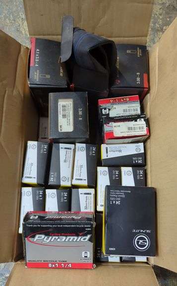 Mixed Lot of Bicycle Tubes - Various Sizes & Brands image