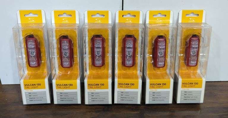 Serfas Vulcan 130 TSV Tail Light, Qty 6 image
