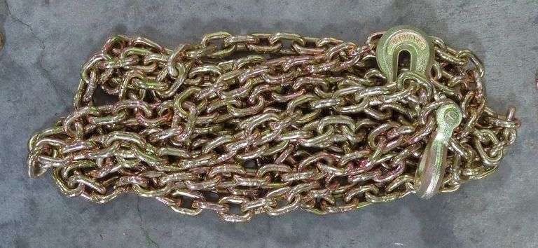 Heavy Duty 5/16" Tow Chain With Forged Steel Hooks image