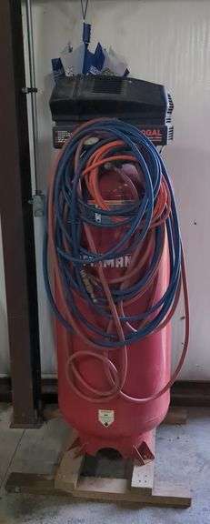 Sears Craftsman 60 Gal Twin Cylinder Oil Free Air Compressor image