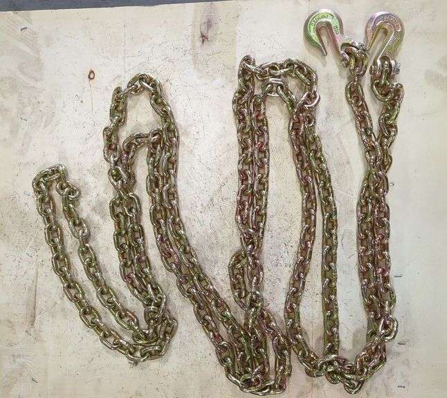 Heavy Duty 5/16" Tow Chain With Forged Steel Hooks image