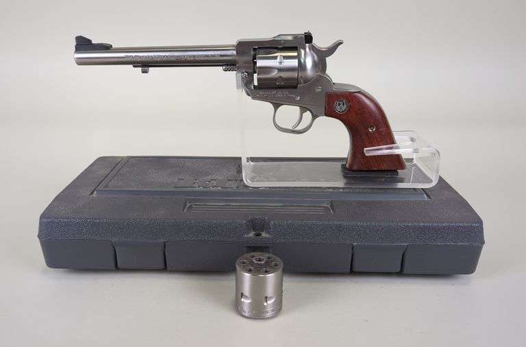 Ruger New Model Single-6 .22 LR 6-Shot Revolver SN# 263-48448, Additional .22 Win Mag Cylinder, Paperwork, In Hard Case image