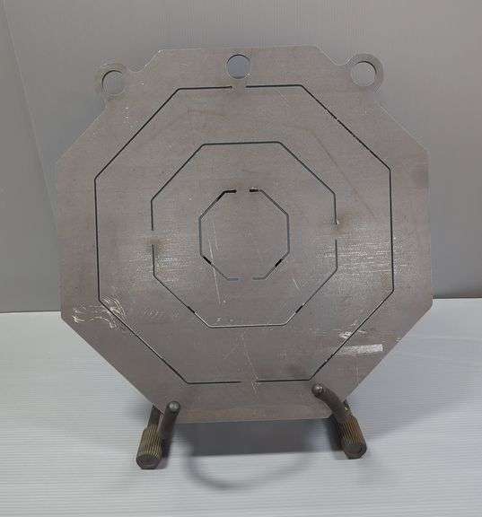 Metal Target Gong, 23" X 23", Stand Not Included image