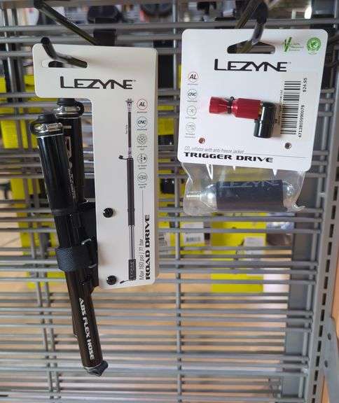 Lezyne Road Drive Pumps, Qty 2, And Lezyne Trigger Drive CO2 Inflator image