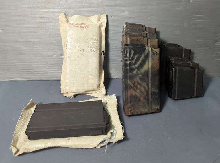 Metal Mags, Various Sizes, Qty 9 image