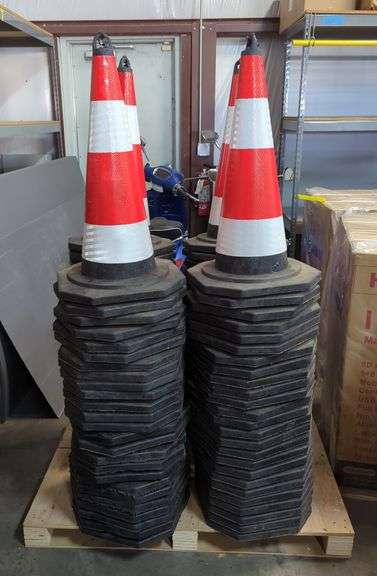Safety Traffic Cones, Qty 50 image