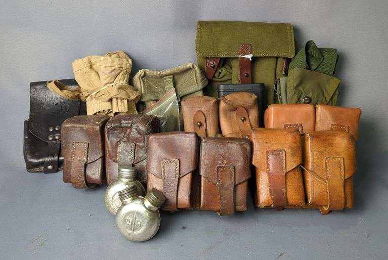 Magazine Pouches, Leather Oiler Pouches, Oilers, Cleaning Kits, Bandoliers, And More image