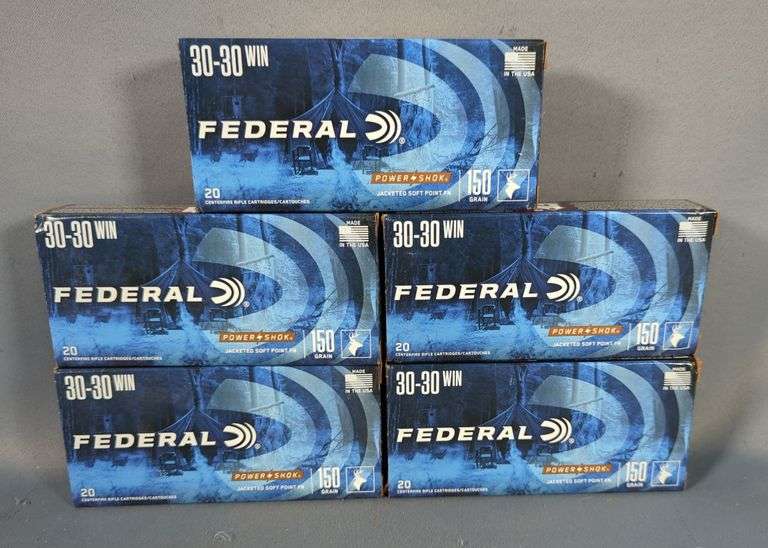 Federal 30-30 Win Ammo, Approx 100 Rds, Local Pickup Only image