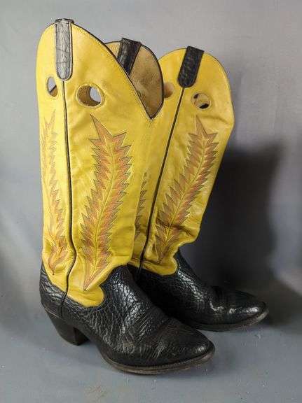 Sanders Western Mens Cowboy Boots, Size 9D image
