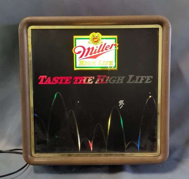 Miller High Life "Taste the High Life" Lighted Sign image