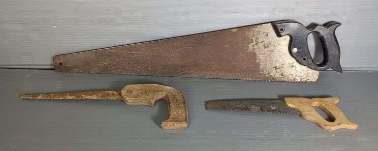 Hand Saws, Assorted Sizes, Qty 3 image