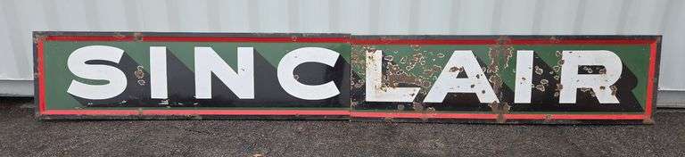 Sinclair Gasoline Advertising 2 Piece Sign image