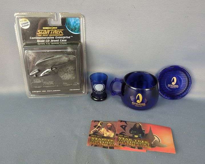 Star Trek Memorabilia Including CD Case, Mugs And More image