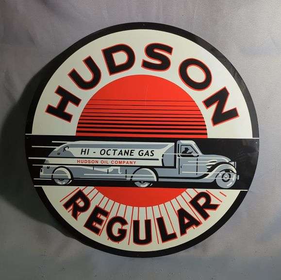 Hudson Oil Company Metal Sign image