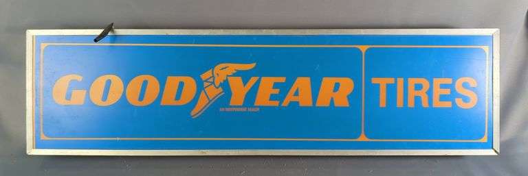Goodyear Tires Double Sided Advertising Sign image