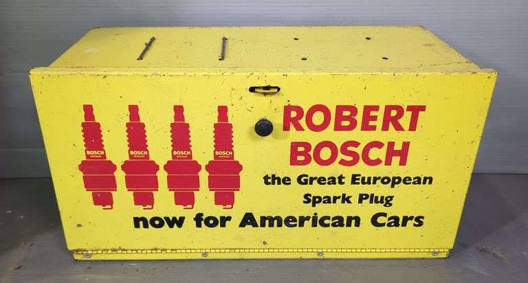 Robert Bosch Spark Plug Metal Display Box image