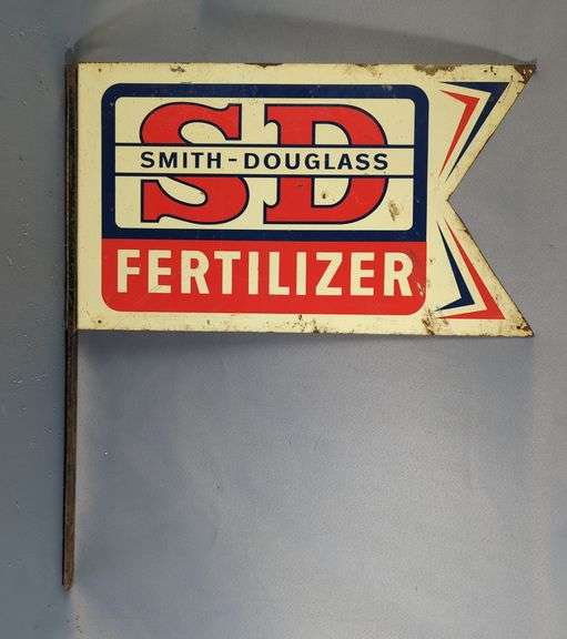 Smith-Douglass Fertilizer Double Sided Sign On Post image