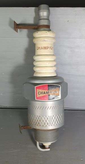 Champion Spark Plug Plastic Advertising Display image