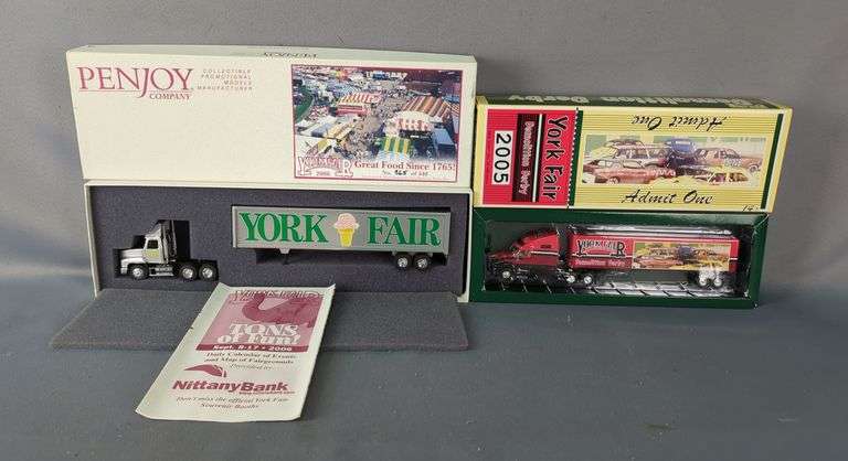York Fair Diecast Truck Collection with Brochure image