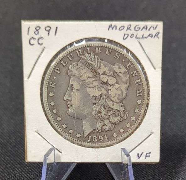 1891 CC Morgan Silver Dollar image