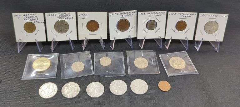 Foreign Coin Collection, See Details For Countries image