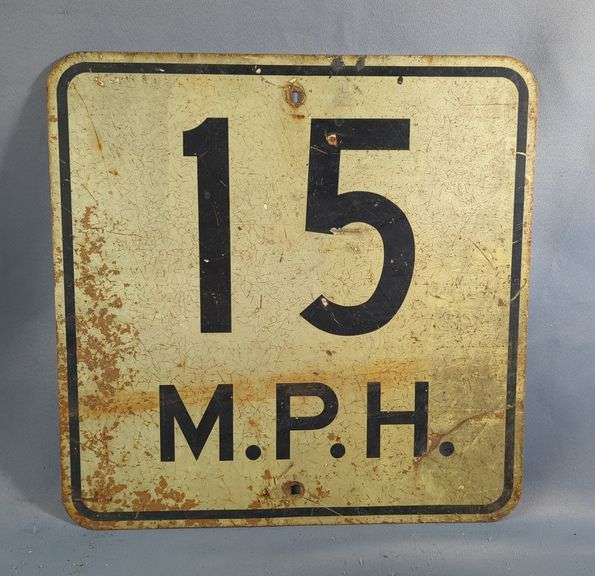 Speed Limit Metal Sign image