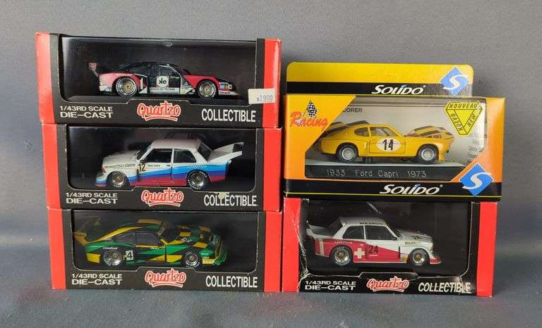 Quartzo and Solido 1/43 Scale Diecast Model Cars - Lot of 6 image